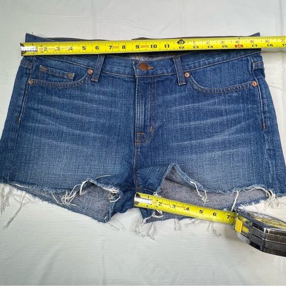 J Brand Libra Cutoff Denim Shorts Frayed Hem Womens Size 31 - Picture 5 of 10
